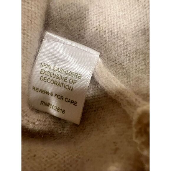 Garnet Hill 100% Cashmere Sweater size XS - Picture 5 of 9